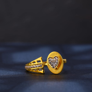 22KT Gold CZ Gorgeous Ladies Ring LR803