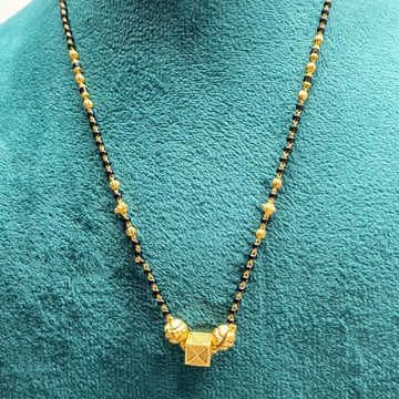 22k gold mangalsutra by Suvidhi Ornaments