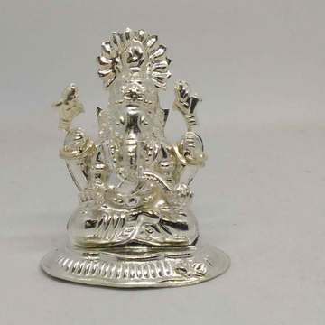 Silver Ganesha / Vighnaharta Dada Ni Murti For Poo... by 