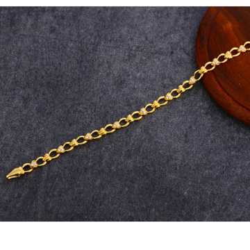 916 Gold Ladies Exclusive  Plain Bracelet LPBR32