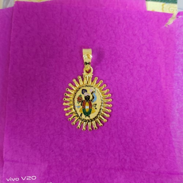 Gold Stunning Daily Wear Pendant SAGP03 by Saurabh Aricutting