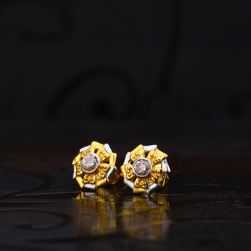 916 Gold Earring with Style LSE119