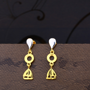 Ladies 916 Gold Fancy Earring -LPE44