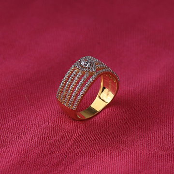 Gold Unique Design Cz ladies ring by 