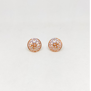 18K Rose Gold Round Shape Tops by Rajasthan Jewellers Private Limited