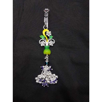 Silver Long Colorful Juda by MSK Jewel Art Private Limited