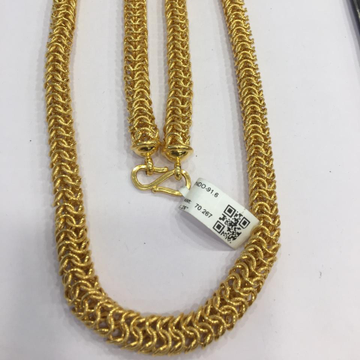 22KT Yellow Gold Ruhan Fancy chain For Men