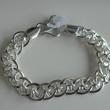 Silver daily wear gents bracelet by 
