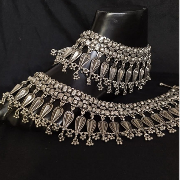 925 Pure Silver Antique Payal Handmade PO-208-29 by 