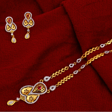 22ct  Gold Hallmark Fancy Chain Necklace  CN85