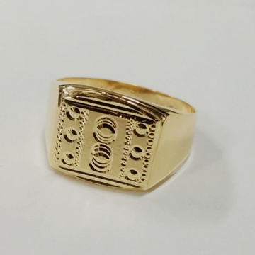 Gold divine gents ring by 