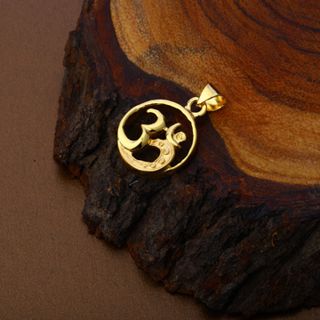 Om Gold Pendant-HLP77