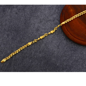 22KT Gold Women's  Plain Bracelet LPBR42
