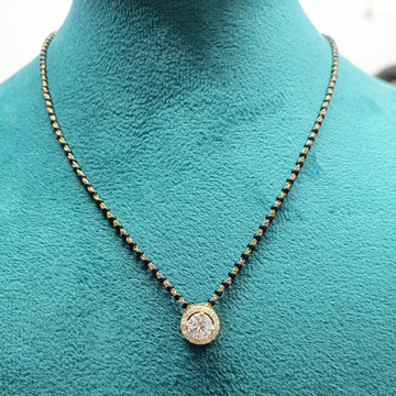 22crt Gold CZ Mangalsutra by Suvidhi Ornaments