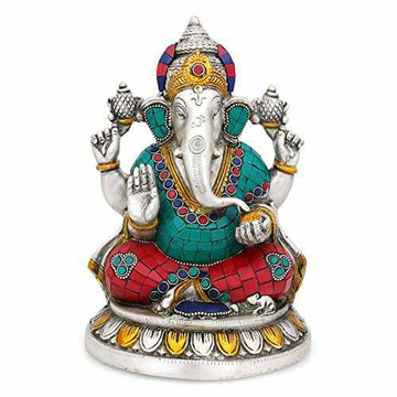 Fancy Mina Stone Ganpatiji Murti(Bhagvan,God,Idols... by 