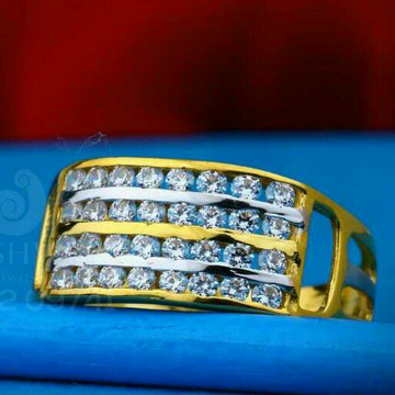 22kt Special Occation Were Cz Gents Ring