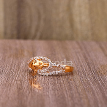 750 Rose Gold Women's Hallmark Ring RLR932