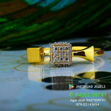 Buy quality 22ct Ganpati Design Plain Ring in Ahmedabad