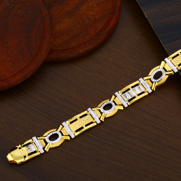 Mens 916 Designer Gold Bracelet-MPB05