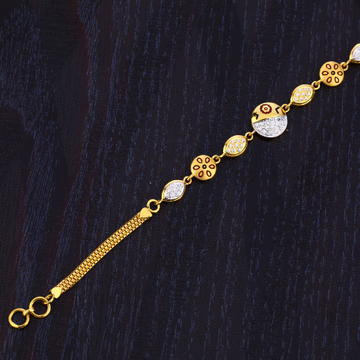 916 Gold Ladies Hallmark Classic Bracelet LB341