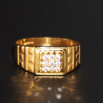 22k yellow gold casting ring for men