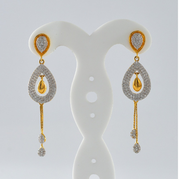 916 Gold  Classic Design Hallmark Earring  by Peri Jewellers