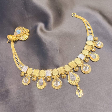 22 carat gold ladies necklace set RH-NS951