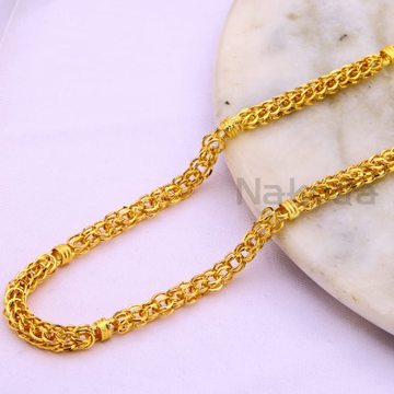916 gold delicate mens choco chain mch741