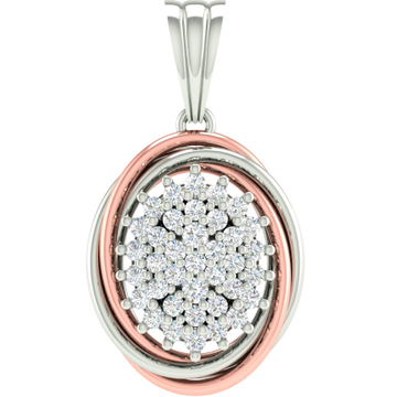 Fancy real diamond pendant by 