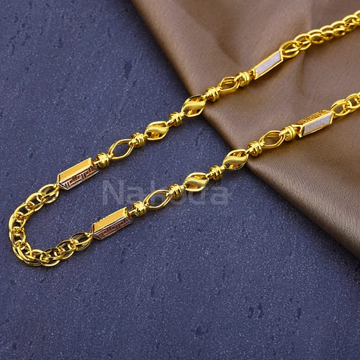 22KT Mens Gold Classic Chain MCH873