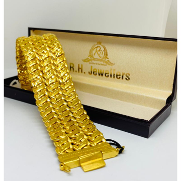 1 gram gold coated heavy look bracelet