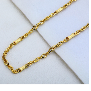916 gold Hallmark  Fancy Choco Chain MCH180