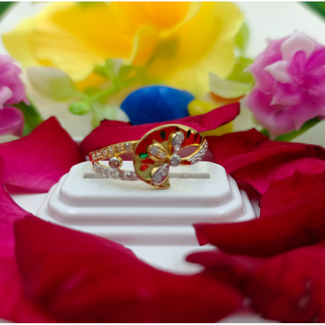 916 Gold Dazzling Ring by Ranka Jewellers