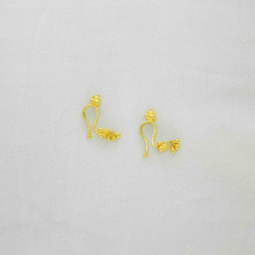 18kt Three Gold Motif Set Bugadi Earring