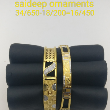 916 design Kadli copper Bangles by Saideep Jewels