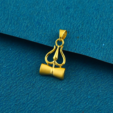 22K 916 Shivling Design Premium Gold Fancy Pendant by 