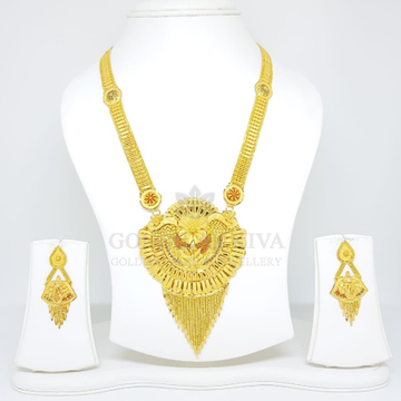 18kt gold necklace set gnl140 - gbl79 by 