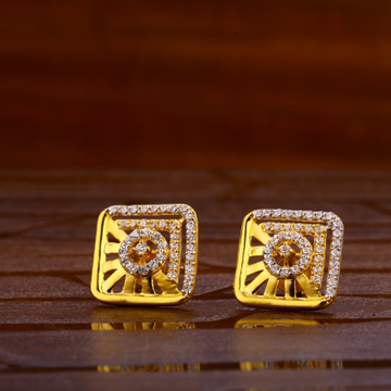 916 Gold CZ Hallmark Gorgeous Ladies Tops Earrings...