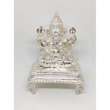Silver God Ganeshji Murti by Rajasthan Jewellers Private Limited