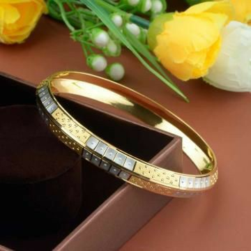 22KT / 916 Gold Plain casual ware kada for men GBG... by 
