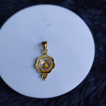 22KT/916 Yellow Gold Minni Flower Pendent  For Wom...