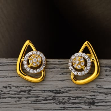 22KT Gold CZ Ladies Tops Earring LTE370