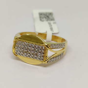 22 carat 916 fancy diamond gents ring by 