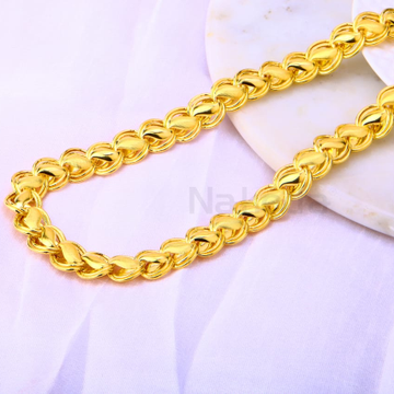 916 Gold Hallmark Fancy Mens Choco Chain MCH753