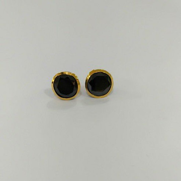 Gold With Round Black Tops by S B ZAWERI