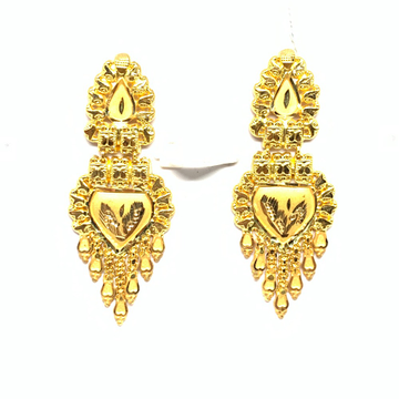 Designer Gold Earrings by Rajasthan Jewellers Private Limited