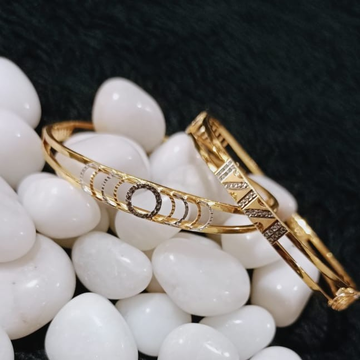 22Kt Gold Delicate Copper Kadli by 