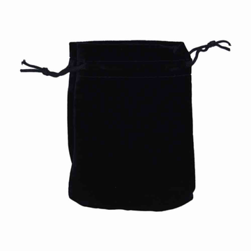 Black velvet pouches by 