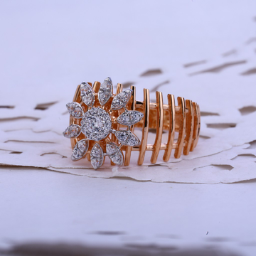 Rose Gold Designer Ladies Ring-RLR72