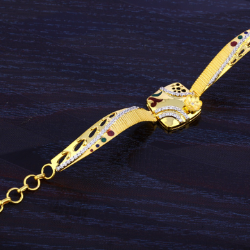 916 Gold Deluxe Womens Bracelet LB204